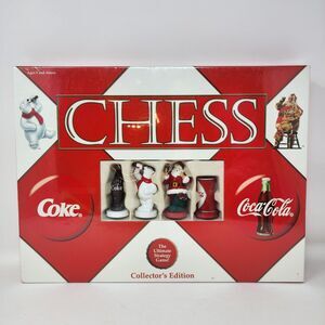 Coca Cola Coke Chess Set Game Collector's Edition 2002 Christmas New Sealed
